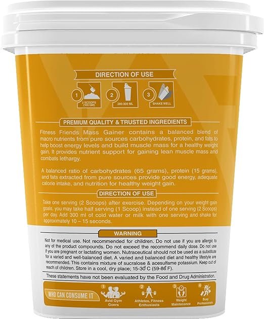 Fitness Friends Mass Gainer Formula 5kg