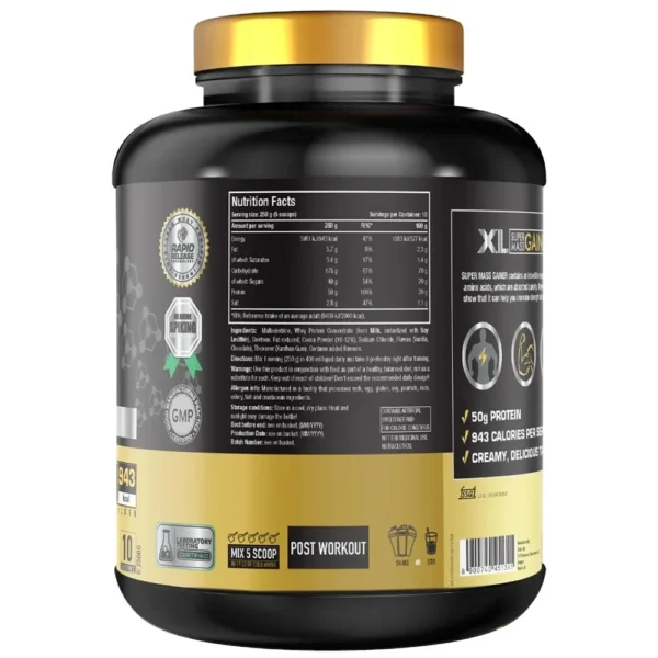 One Science XL Super Mass Gainer, 5lbs - Image 2