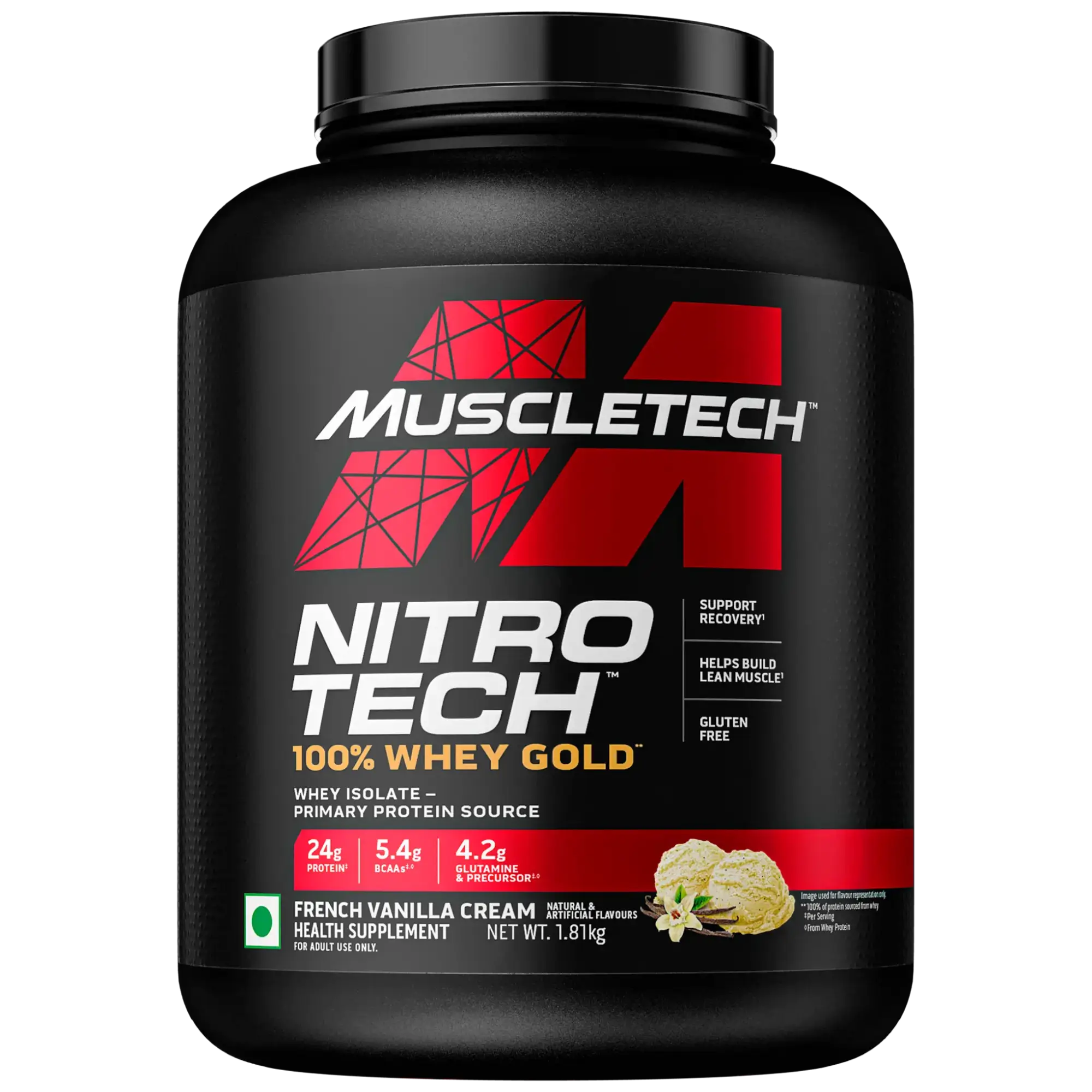 Muscletech Nitrotech 100% Whey Gold,1.81Kg