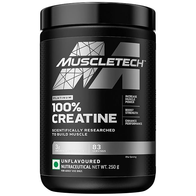 Muscletech 100% Creatine 250gm unflavoured