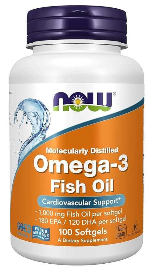 Now Omega-3 Fish oil 100N softgels