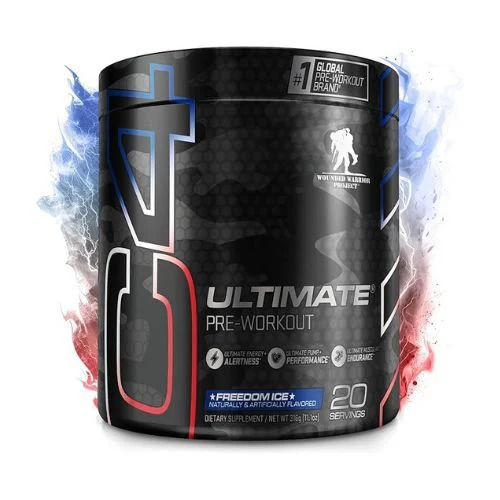 Cellucor C4 Ultimate Pre Workout Powder - Sugar Free Preworkout Energy Supplement 20 Servings