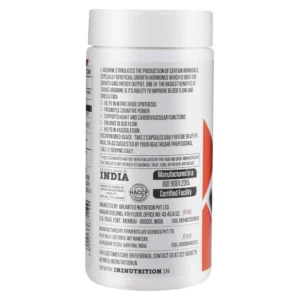 IN2 L- Arginine 60 Capsules - Image 2