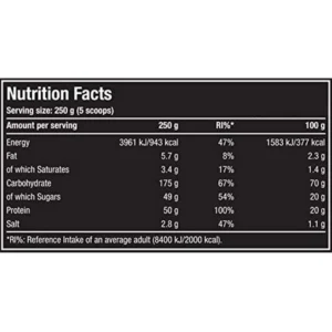 One Science XL Super Mass Gainer, 5lbs - Image 3