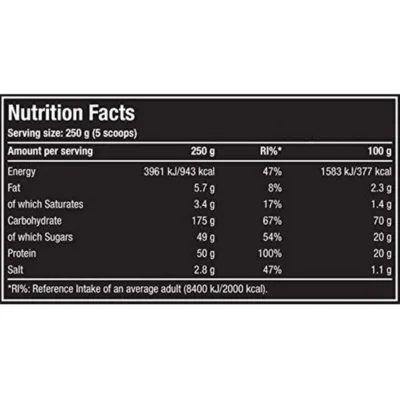One Science XL Super Mass Gainer, 5lbs - Image 3