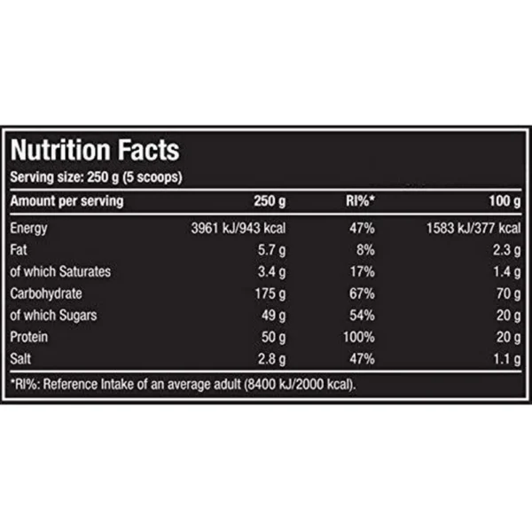 One Science XL Super Mass Gainer, 5lbs - Image 3