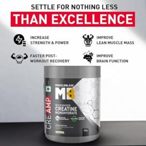 MuscleBlaze Creatine Monohydrate CreAMP, 250 g (0.55 lb) - Image 4