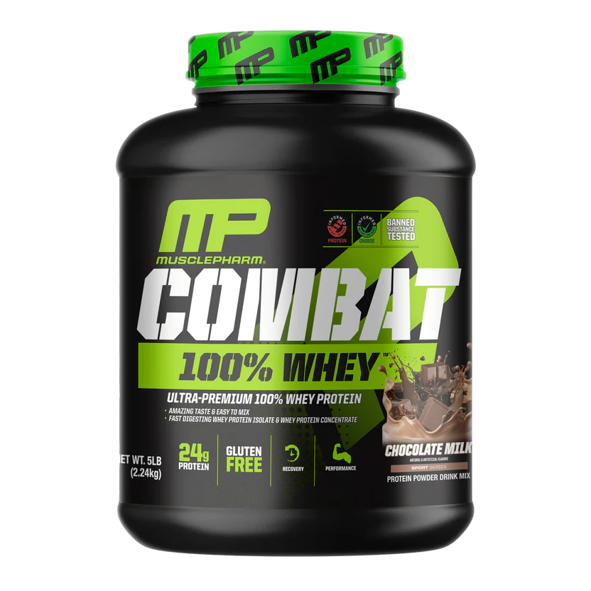 MusclePharm, Combat 100% Whey Protein, 5lb