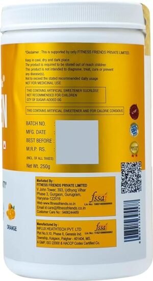 Fitness Friends Collagen Joint Support Supplement 250g - Image 3