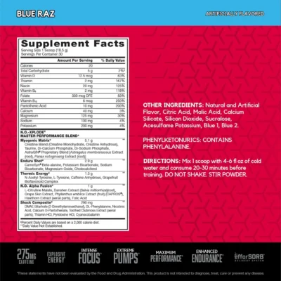 BSN: No-Xplode 2.0 Small (30 serv) - Image 4
