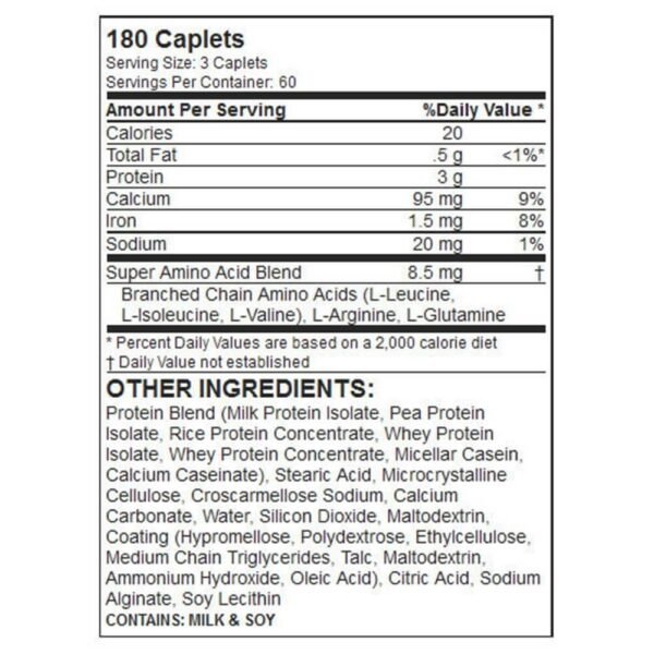 Dymatize Super Protein Amino 6000- 180 Capsules - Image 3