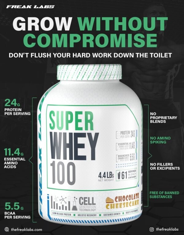 Freak Labs Super Whey 100 – Triple Protein Blend