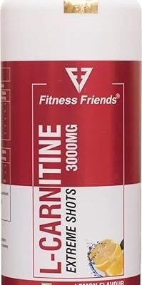 Fitness Friends L-Carnitine 3000mg Extreme Shots, Lemon Flavour, 450ml, 30 Servings