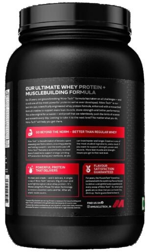 MuscleTech Nitrotech Performance Series - 2 Lbs - Image 2