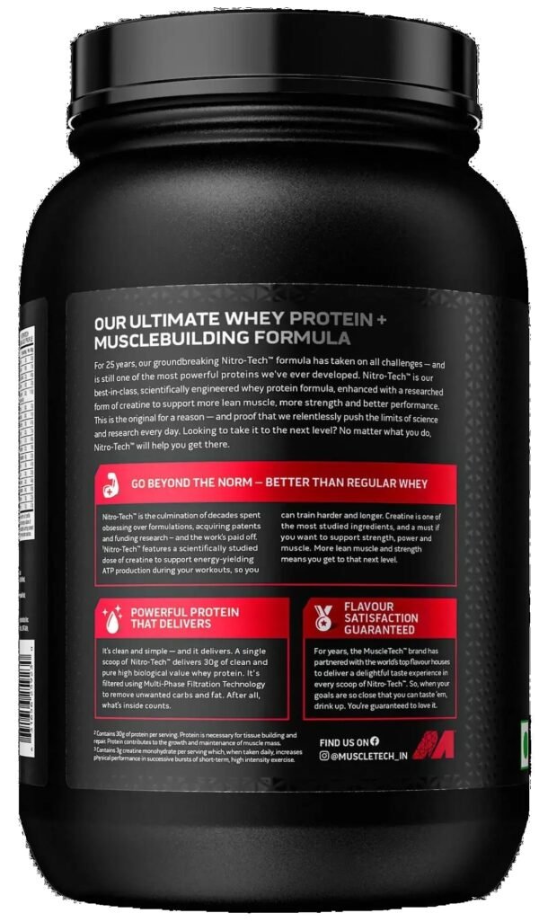 MuscleTech Nitrotech Performance Series - 2 Lbs - Image 2