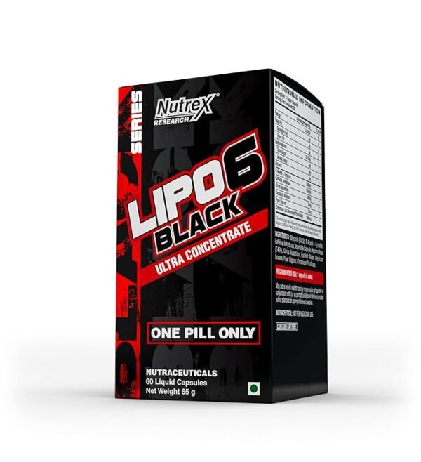 Nutrex Research Nutrex Lipo 6 Black Ultra Concentrate 60 Capsules - Image 4