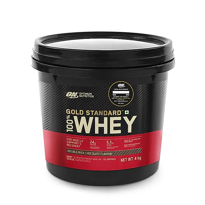 Optimum Nutrition Gold Standard 100% Whey Protein Powder 4 kg