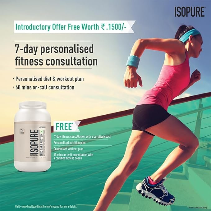 Isopure Zero Carb Protein - 1 Kg (2.2 Lb), Unflavoured