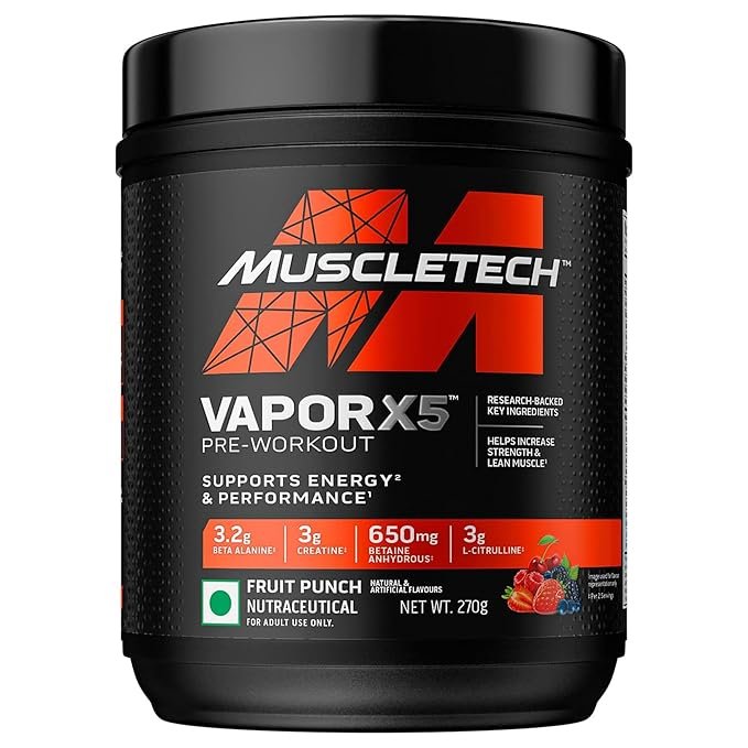 Muscletech Vapourx5 preworkout 270gm