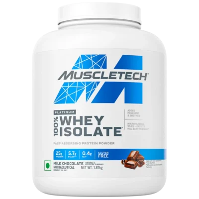 Muscletech Platinum 100% Whey Isolate Protein 1.8Kg