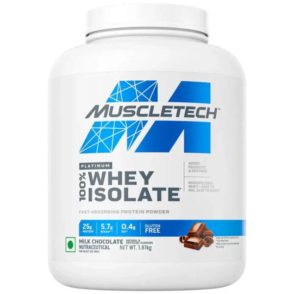Muscletech Platinum 100% Whey Isolate Protein 1.8Kg