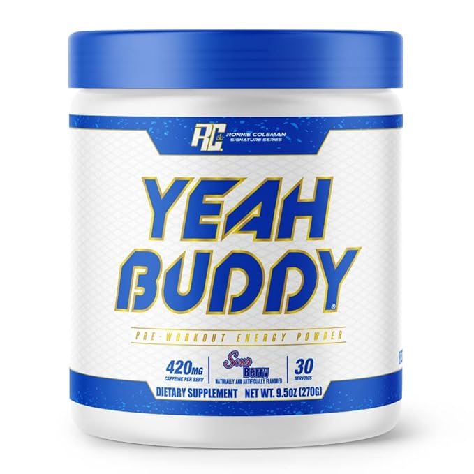 Ronnie Coleman Signature Series Yeah Buddy Pre-Workout Supplement powder 240 g