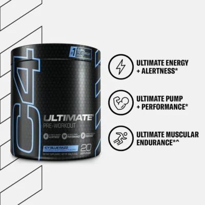 Cellucor C4 Ultimate Pre Workout Powder - Sugar Free Preworkout Energy Supplement 20 Servings - Image 7