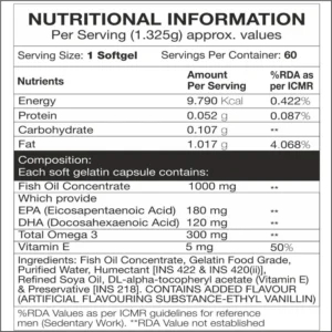 IN2 Omega 3 & Vitamin E - Image 2