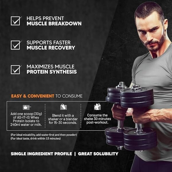 AS-IT-IS Nutrition Whey Protein Isolate 90% - 2 kg - Image 5