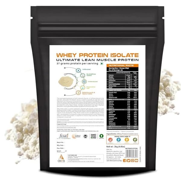 AS-IT-IS Nutrition Whey Protein Isolate 90% - 2 kg - Image 2