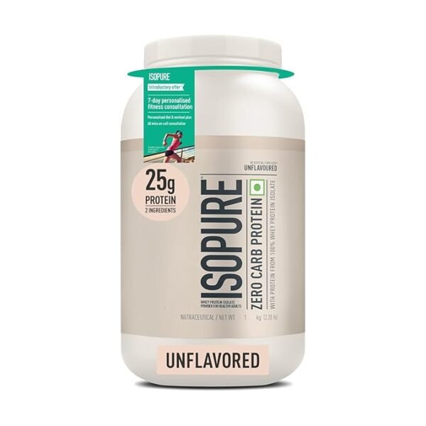 Isopure Zero Carb Protein - 1 Kg (2.2 Lb), Unflavoured - Image 6