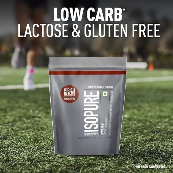 Isopure Whey Protein Isolate Powder with Vitamins for Immune Support & Biotine- 500g - Image 3