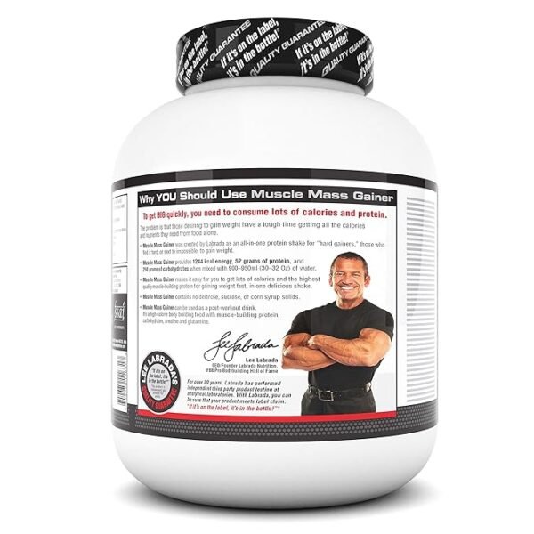 Labrada Muscle Mass Gainer 6.6lbs - Image 2
