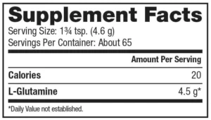Dymatize Glutamine, 300g - Image 2