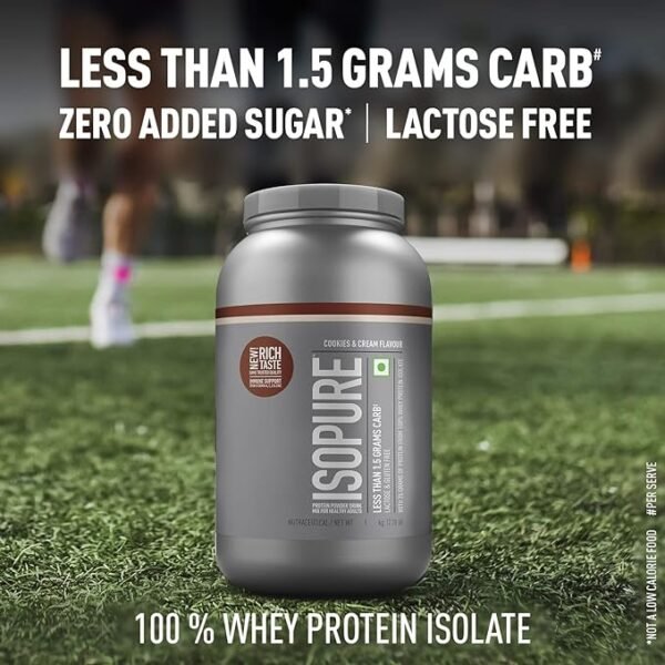 Isopure Low Carb 100% Whey Protein Isolate Powder - 1 Kg (2.2 Lb) - Image 5
