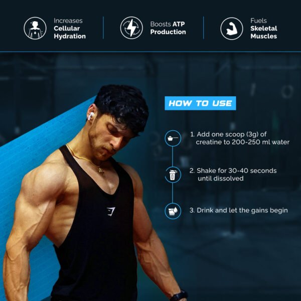 Wellcore - Micronised Creatine Monohydrate (100g, 33 Servings) - Image 3