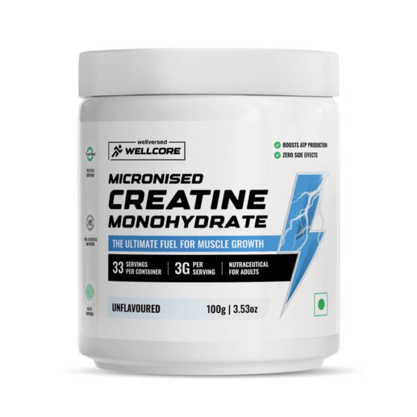 Wellcore - Micronised Creatine Monohydrate (100g, 33 Servings) - Image 9