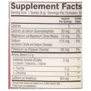 Dymatize Amino Pro Energy, 270 g - Image 3