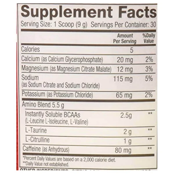 Dymatize Amino Pro Energy, 270 g - Image 3