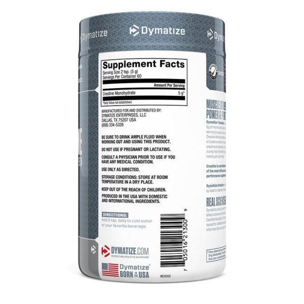 Dymatize Creatine Micronized 300 Gm - Image 2