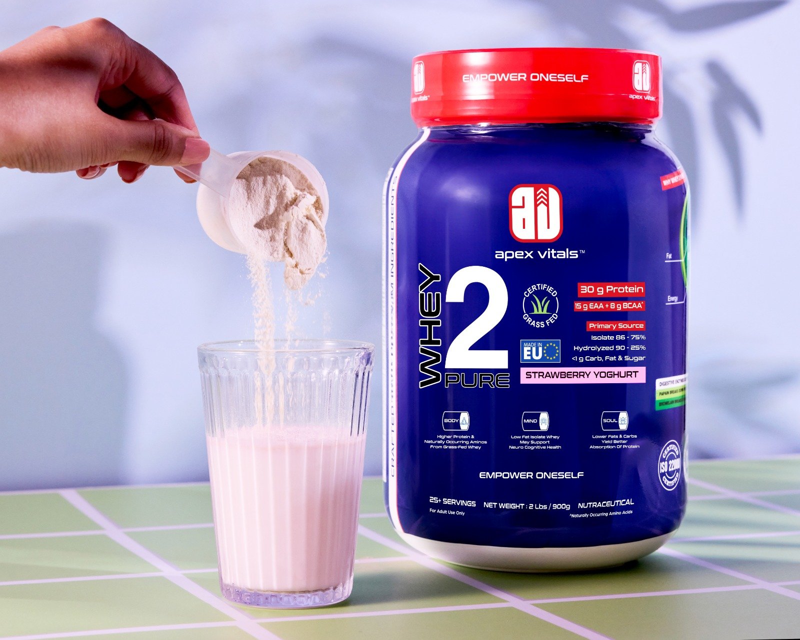 apex vitals buyprotein whey protein 2 strawberry flavour apex vitals buyprotein whey protein 2 strawberry