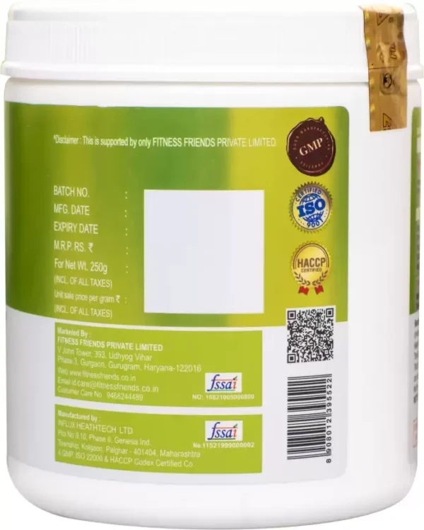 Fitness Friends Creatine Monohydrate Creatine (250 g, unflavoured) - Image 3