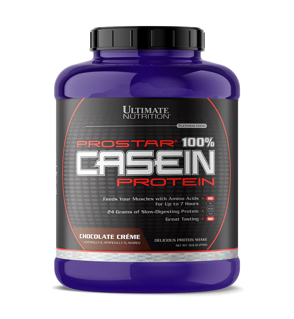 Ultimate Nutrition Prostar 100% Casein Protein, 5lbs