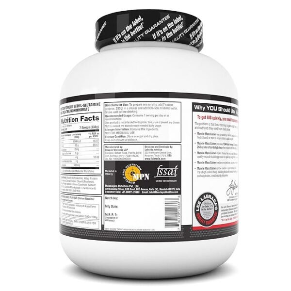 Labrada Muscle Mass Gainer 6.6lbs - Image 3