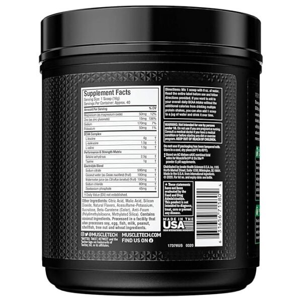 MuscleTech Amino Build, 40 Servings