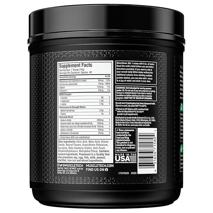 MuscleTech Amino Build, 40 Servings