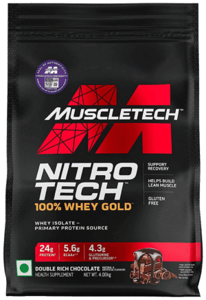 MuscleTech Nitrotech 100% Whey Gold - 8.8 Lbs (4 Kg)