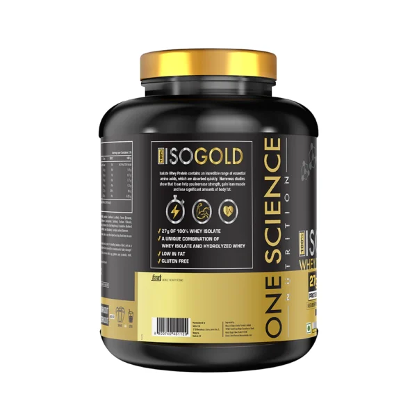 One Science Nutrition ISO Gold Protein 5Lbs - Image 3