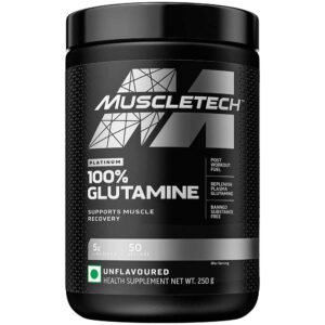 MuscleTech Platinum 100% Glutamine, 250 g