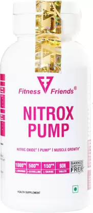 Fitness Friends Nitrox Pump L Arginine 1650 mg (60 Tablets)